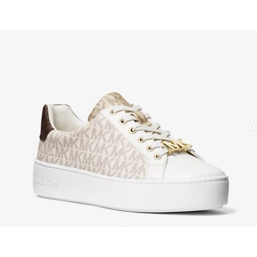 Michael Kors Poppy Color-Block Logo Sneaker